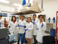 D&iacute;a de pr&aacute;cticas en el CINVESTAV:  Dena PourJafari: Fabricaci&oacute;n de celdas solares sensibilizadas con tinte.  Iv&aacute;n Lizama: Obtenci&oacute;n y caracterizaci&oacute;n de recubrimientos selectivos por la t&eacute;cnica de electrodep&oacute;sito.  Luis D&iacute;az Ballote: Determinaci&oacute;n del &iacute;ndice de acidez de aceite usado y obtenci&oacute;n de la cantidad de catalizador requerida para hacer biodiesel con el mismo.