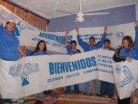 La delegacin guanajuatense con sus 'trofeos'